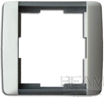 Obrazok BEAM rám zásuvky Element biela/ľadová šedá